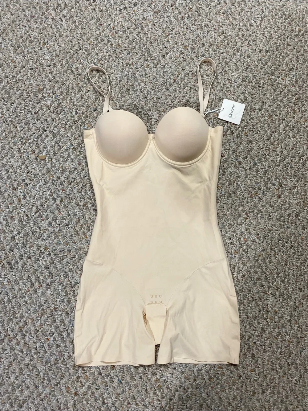 Everyday Nude Shaping Bodysuit with Built-In Bra